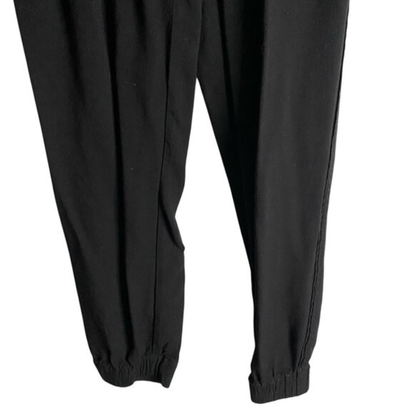 Talula Women's Black Relaxed Drawstring Waist Tapered Jogger Pant - Picture 3 of 9